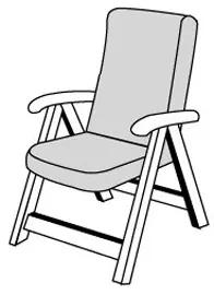 Doppler LIVING 4143 stredná - poduška na stoličku a kreslo