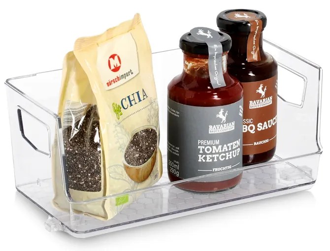 Zeller Present Stohovateľné úložné boxy, s otvorenou prednou hranou, 2 ks 26x13x20 COMPACTA