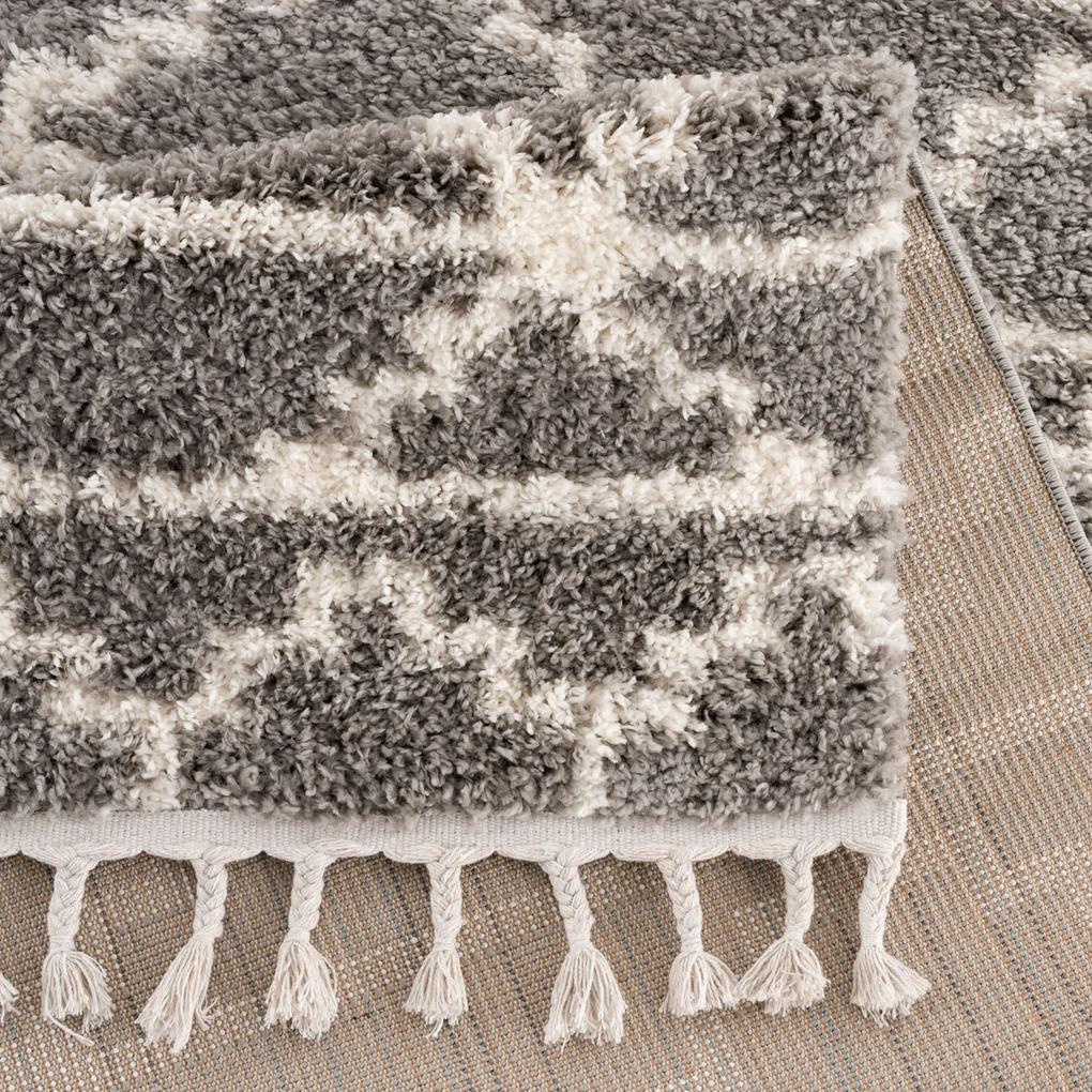 Dekorstudio Shaggy koberec s dlhým vlasom PULPY 530 sivý Rozmer koberca: 80x200cm