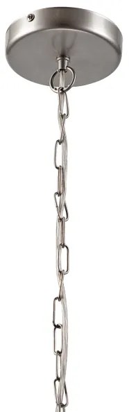 Luster na reťazi GINA 5xE27/60W/230V chróm