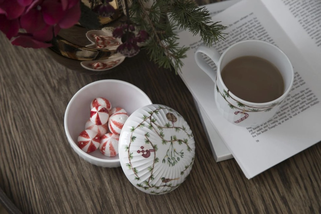 KÄHLER Porcelánová dózička Hammershøi Christmas