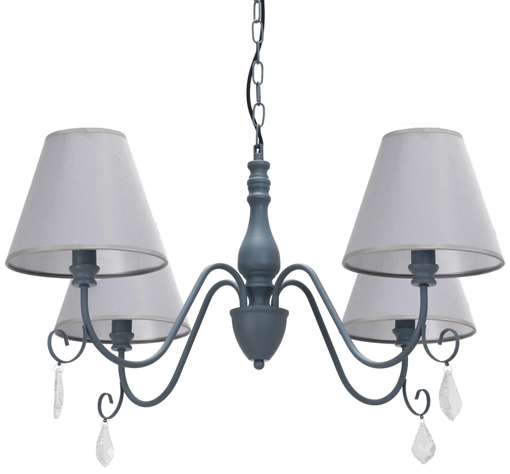 Stropné svietidlo APP991-4CP šedé