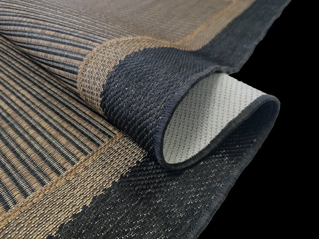 BE Koberec Eqos 0001 BROWN – hnedý obdĺžnikový Rozmer: 60x100 cm