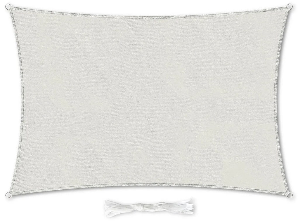 Blumfeldt Pravouhlá slnečná clona, 3 x 5 m, s upevňovacími okami, polyester, priedušná