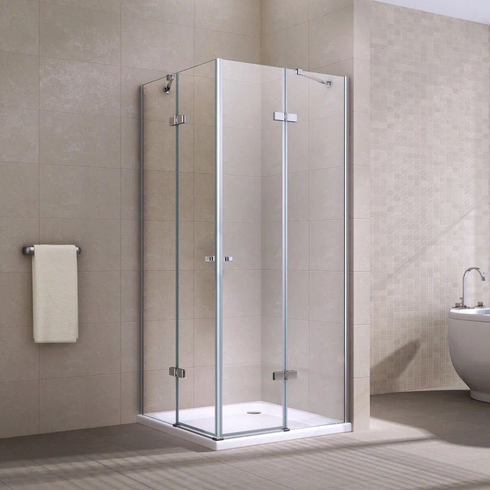 Elba Sprchový kút 100x100, 195cm, 6mm