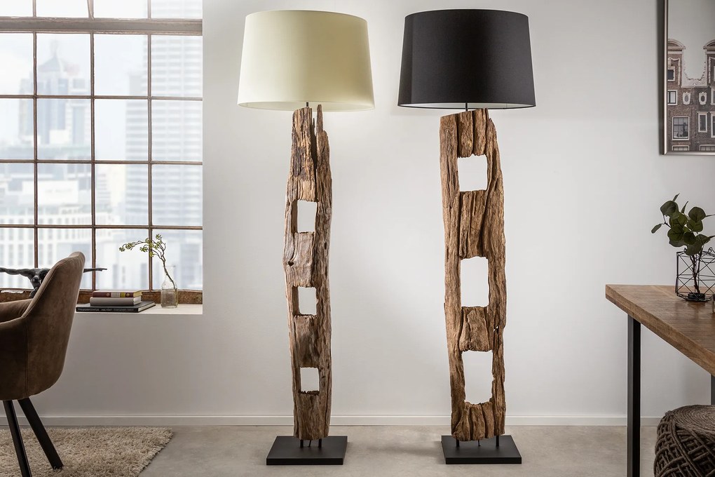 Stojacia lampa Barracuda 177 cm biela