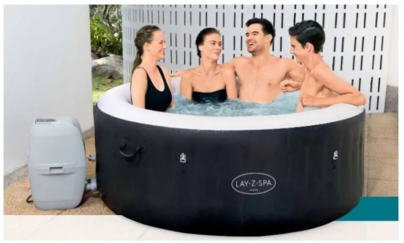 Bestway Jacuzzi Lay-Z-Spa Miami 4 osoby 60001 čierna
