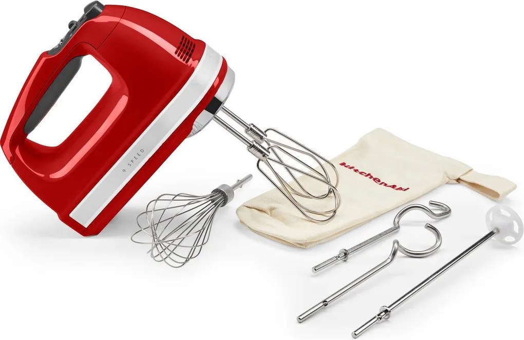 Ručný mixér KitchenAid červený