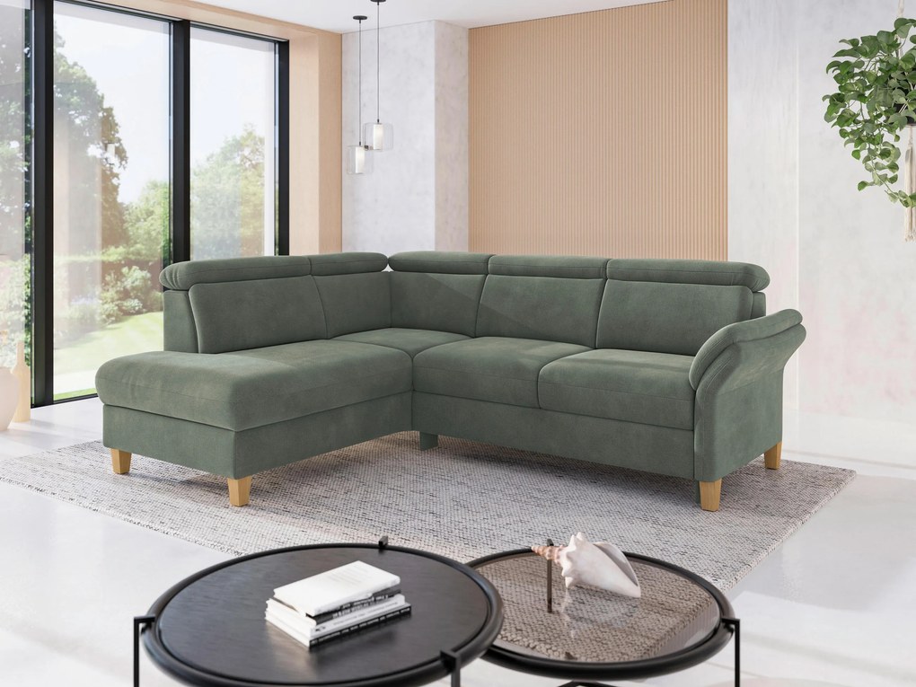 XXXLutz ROHOVÁ SEDAČKA, textil, tmavozelená Sit & More - Sedačky - 00014402573L