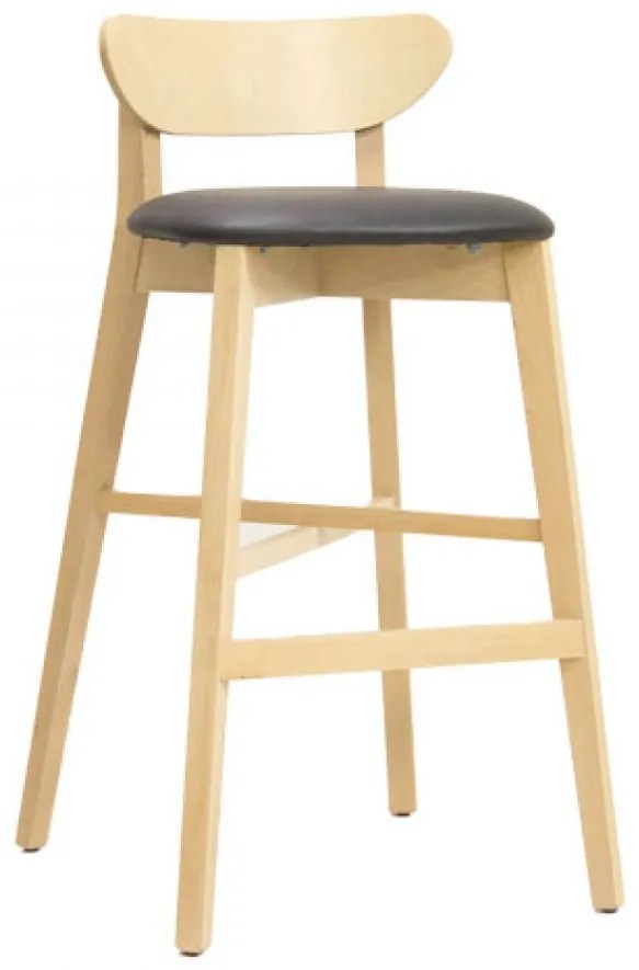 DIMO L BAR DREVENÁ STOLIČKA S PODSEDÁKOM DINO L BAR