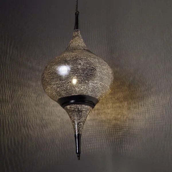 Luxusná strieborná lampa Naila D40