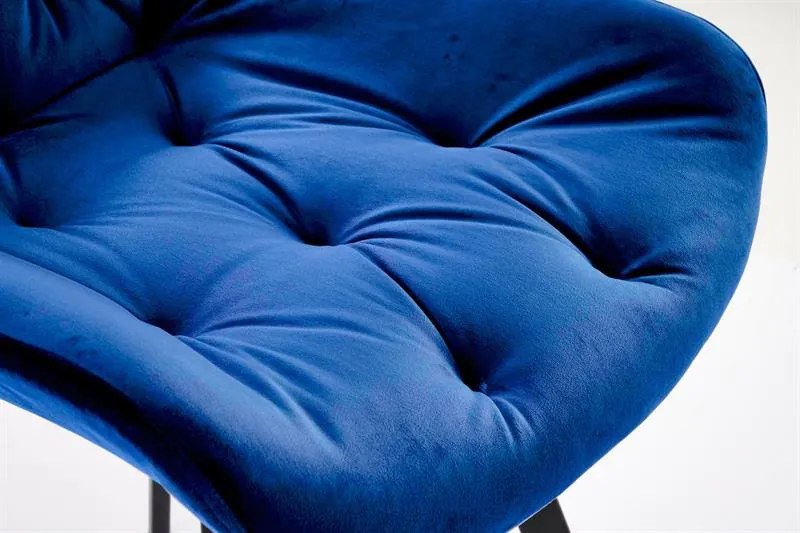 OTOČNÁ JEDÁLENSKÁ STOLIČKA TIARA MODRÁ