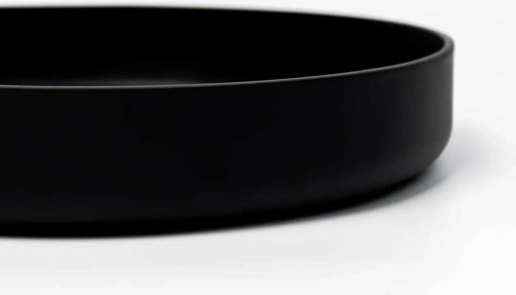 Dekoračná miska ORYVEN, sklolaminát, priemer 34 cm, antracit