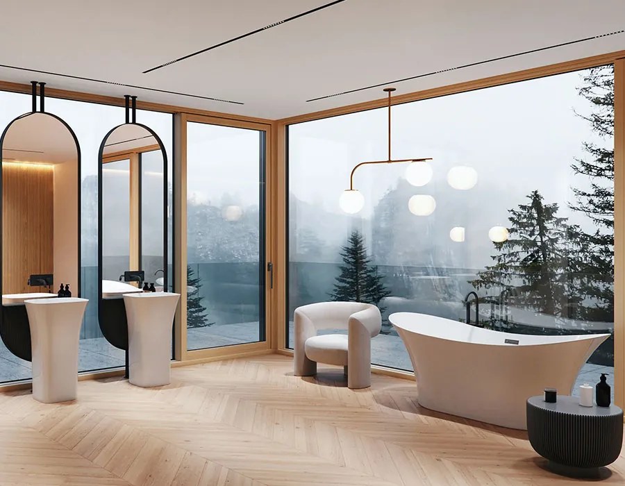 Besco Akrylátová voľne stojaca vaňa Amber 170x80 BESCO-Typ výpuste: Click-Clack s prepadom, chróm, BESCO-Rozmery: 170x80, BESCO-Farba: Biela