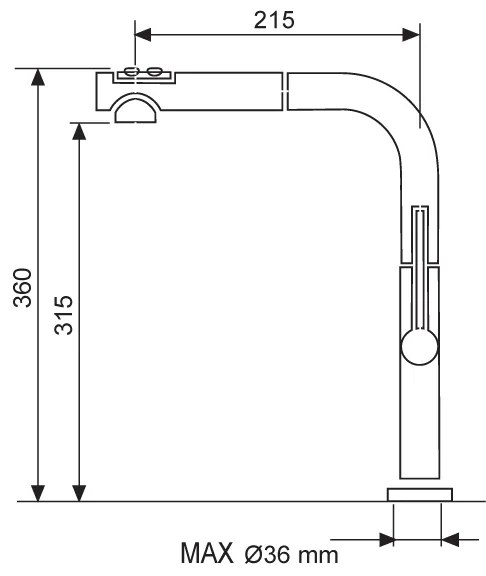 Sinks SLIM S2 chróm lesklý AVSLS2CL