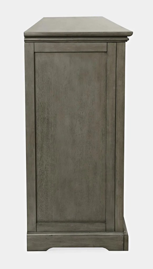 Komoda Avola 165 cm z masívu šalviovo sivá
