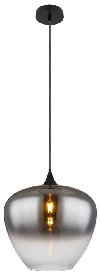 Globo 15548H2 - Luster na lanku MAXY 1xE27/60W/230V čierna
