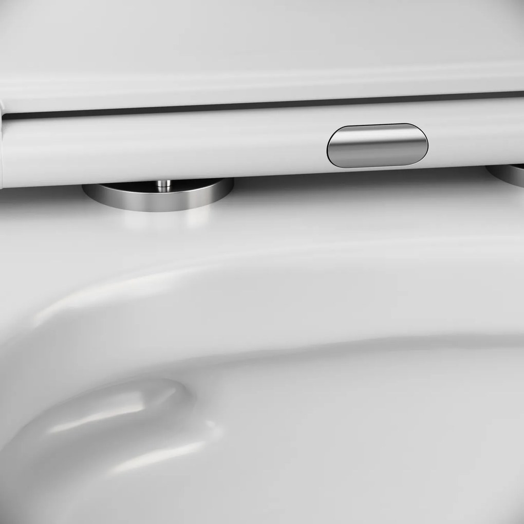 Závesné WC AM.PM Gem CGA1700SC bezokrajové, so sedadlom Microlift, biele