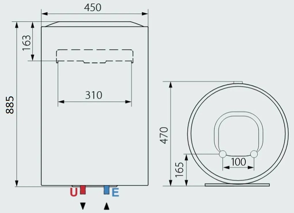 ARISTON LYDOS ECO 100 V 2K EU ohrievač vody elektrický zásobníkový, 95 l 3201862
