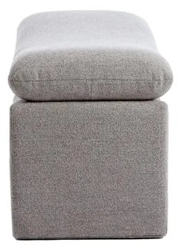 Svetlosivý taburet Dasha – Light &amp; Living