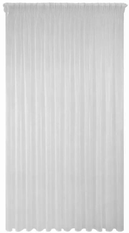 Eurofirany Biela záclona na páske ALEXA 350x250 cm
