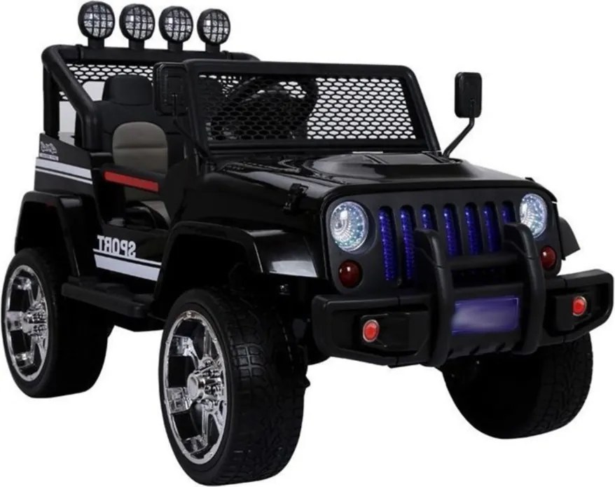 LEAN CARS Elektrické autíčko Jeep S2388 čierne 4x45W