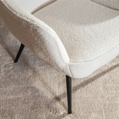 Moderné kreslo biele JAZAN