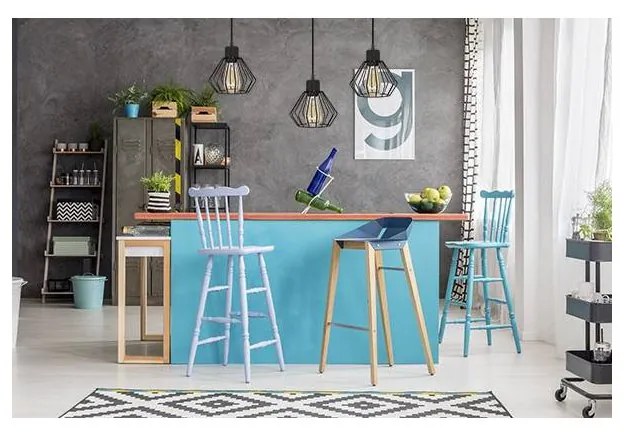 Závesné svietidlo Nuvola Spider, 3x drôtené tienidlo, (mix 4 tvarov tienidla)