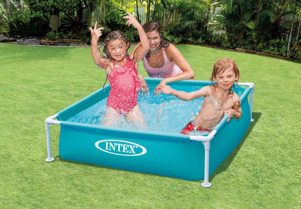 INTEX 57173 štvorcový detský bazén 122x122x30 cm