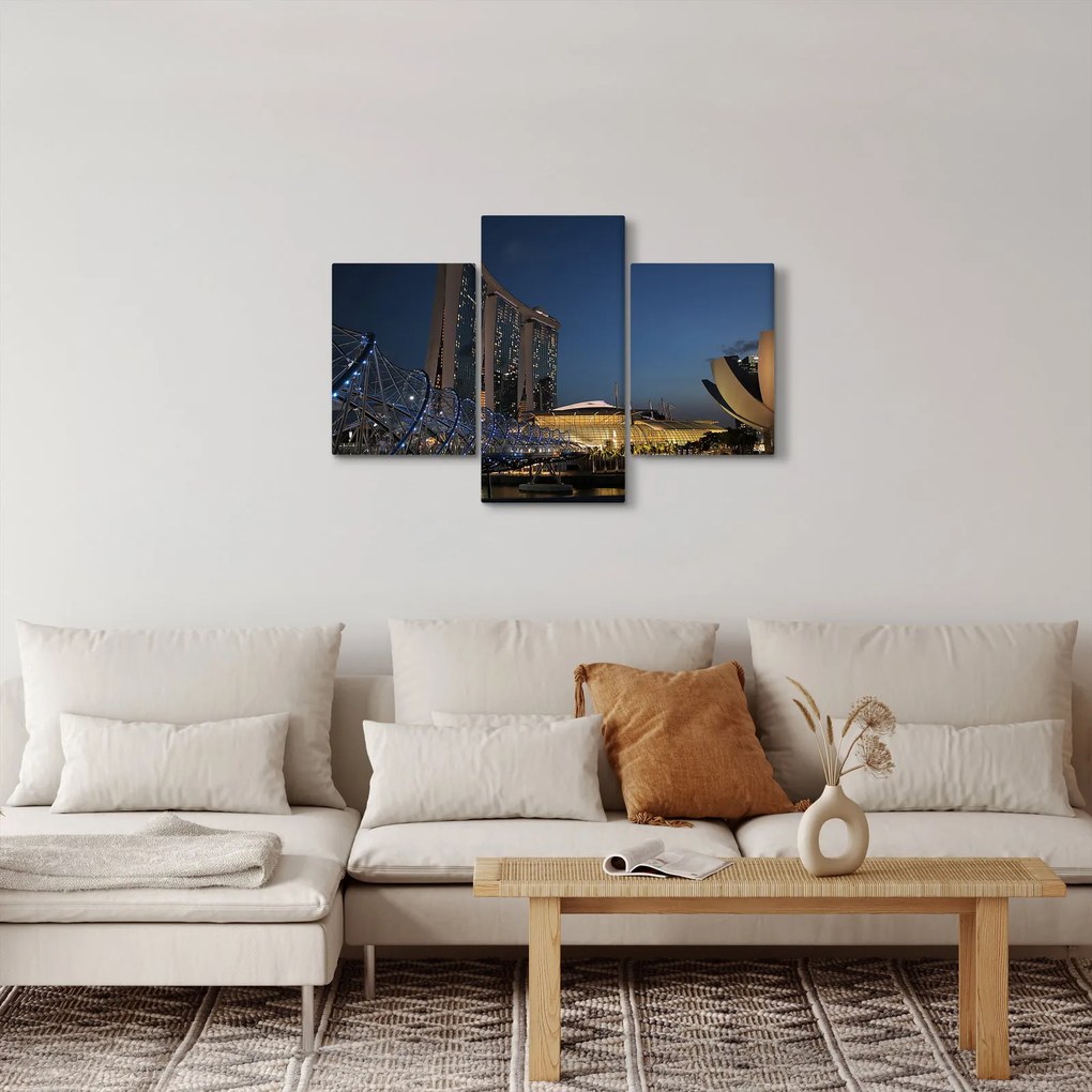 Obraz modernej metropoly (90x60 cm)