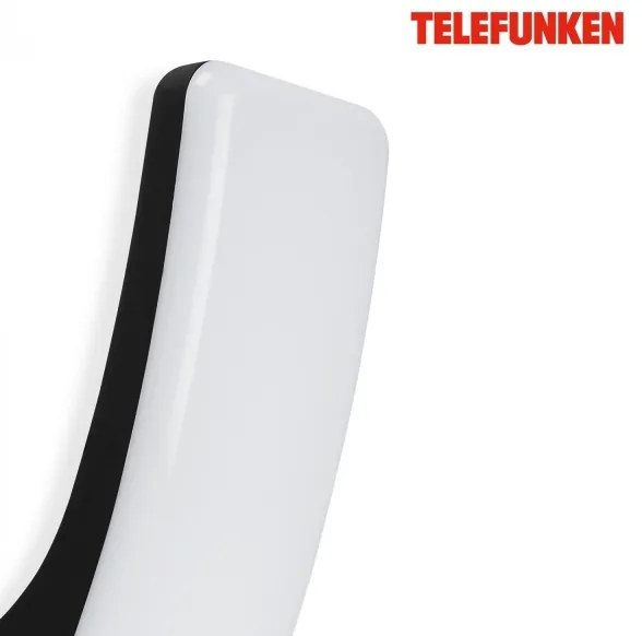 Telefunken 311605TF - LED Vonkajšie nástenné svietidlo LED/15W/230V IP44 čierna