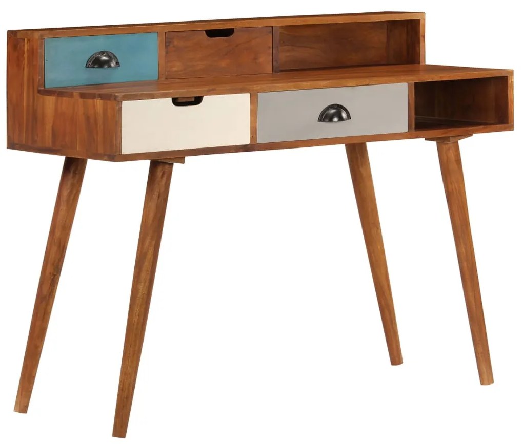 vidaXL Písací stôl 110x50x90 cm masívne akáciové drevo