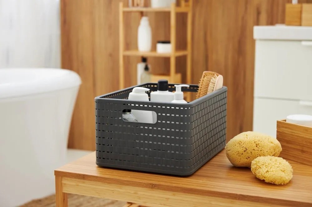 ROTHO úložný box COUNTRY A4 /18L - antracit