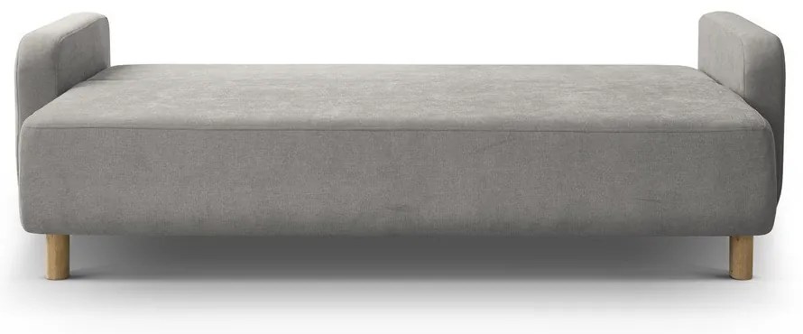 Sivá rozkladacia pohovka s úložným priestorom 231 cm Elen – Micadoni