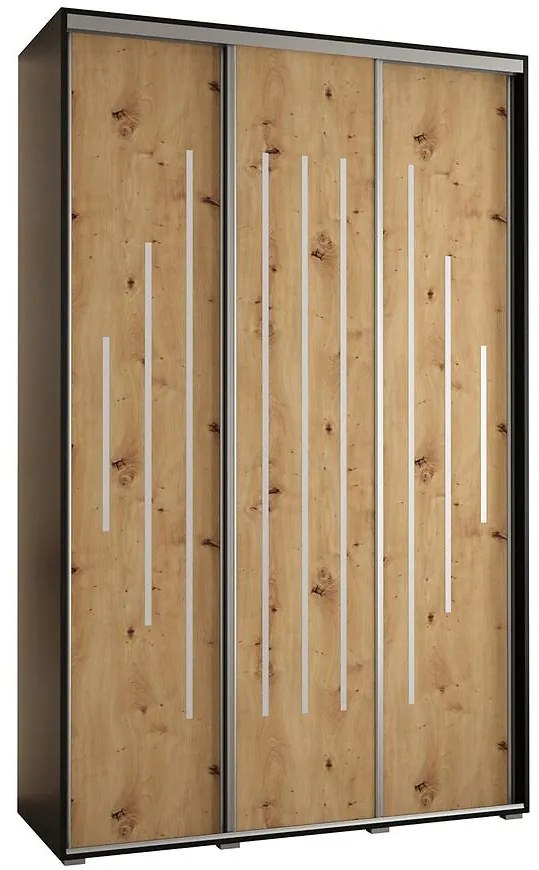 Skriňa 45 Canaris 12 160 čierna/artisan/silver