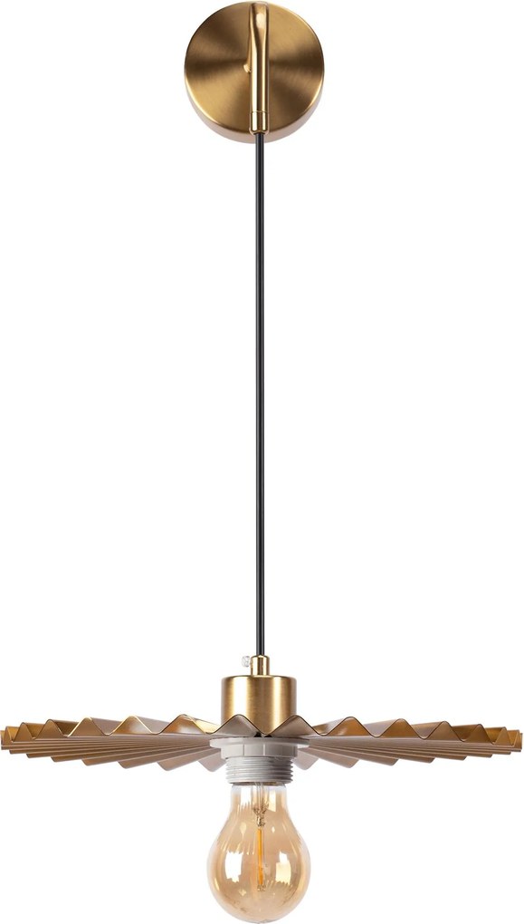 Toolight Toolight, nástenné svietidlo 30cm APP1356-1W, zlatá matná, OSW-05666