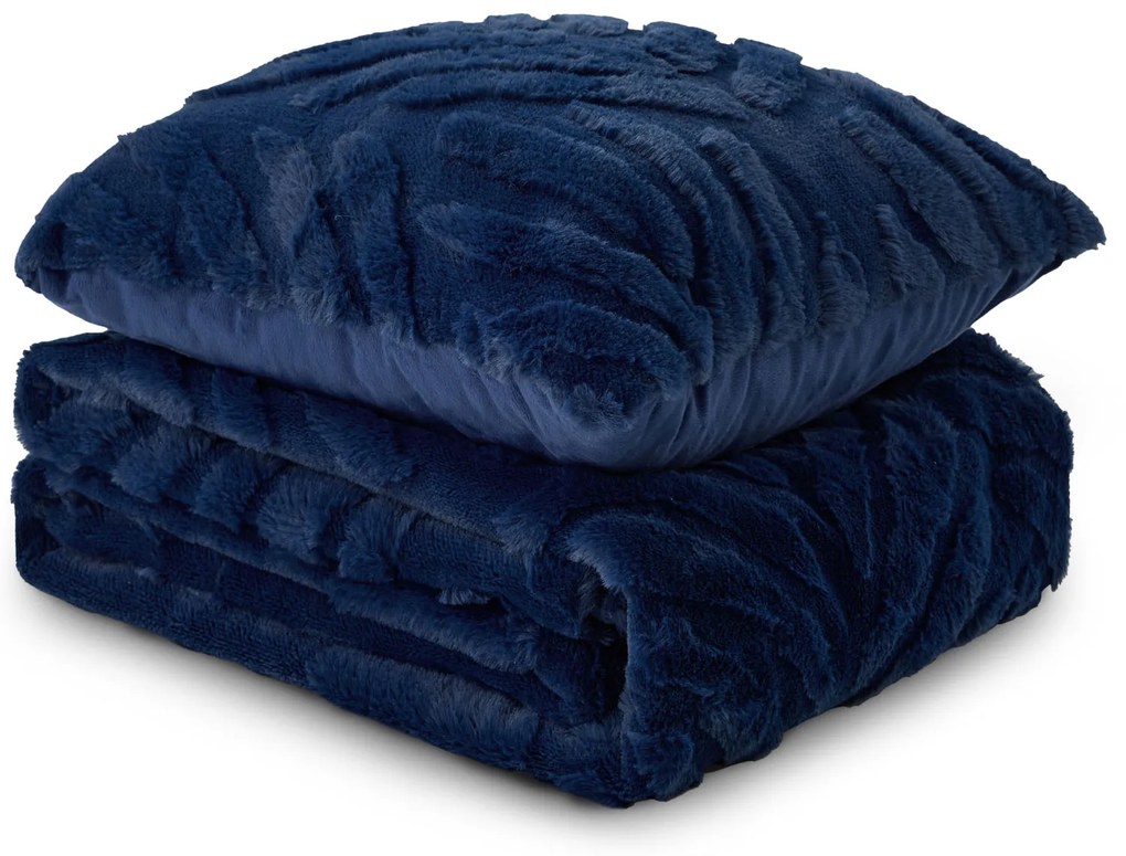 DORMEO HREJIVÝ SET WARM HUG LUX 2025 royal modrá