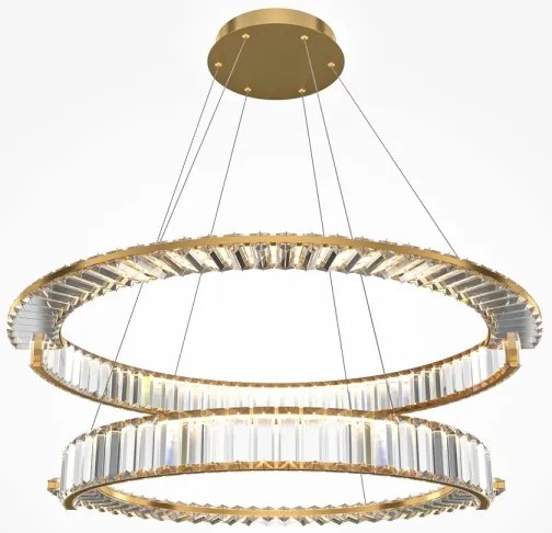 Maytoni P097PL-L90G4K - LED Luster na lanku KRONE LED/90W/230V pr. 80,5 cm zlatá
