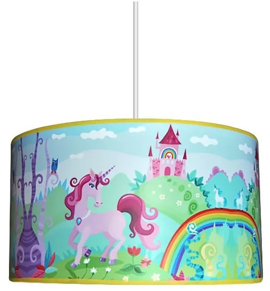 LAMPDAR Detský luster UNICORN 1xE27/60W/230V SA0290