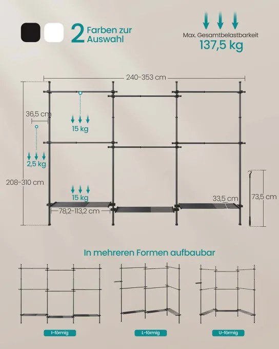 Vešiakový stojan HSR155B01