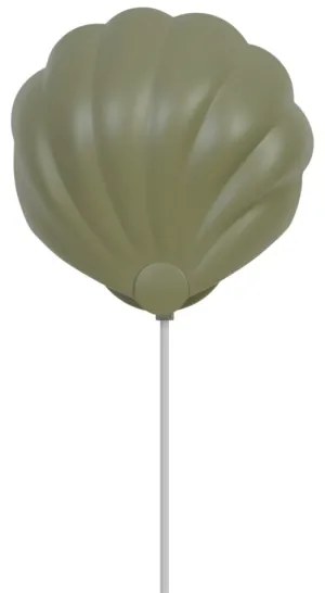 Nordlux - Nástenné svietidlo KONCHI 1xE14/25W/230V zelená