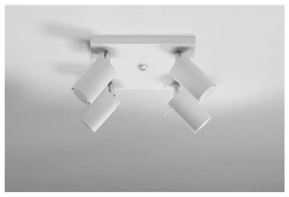 Biele stropné svietidlo Sollux Etna