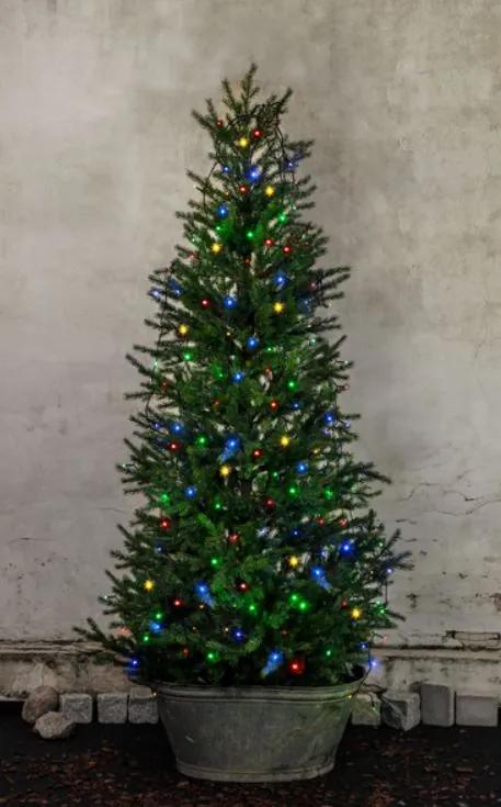 POLAR LED vianočný dekoratívny záves SERIE LED, 160xLED, 9,92W, 20x200cm, farebné svetlo