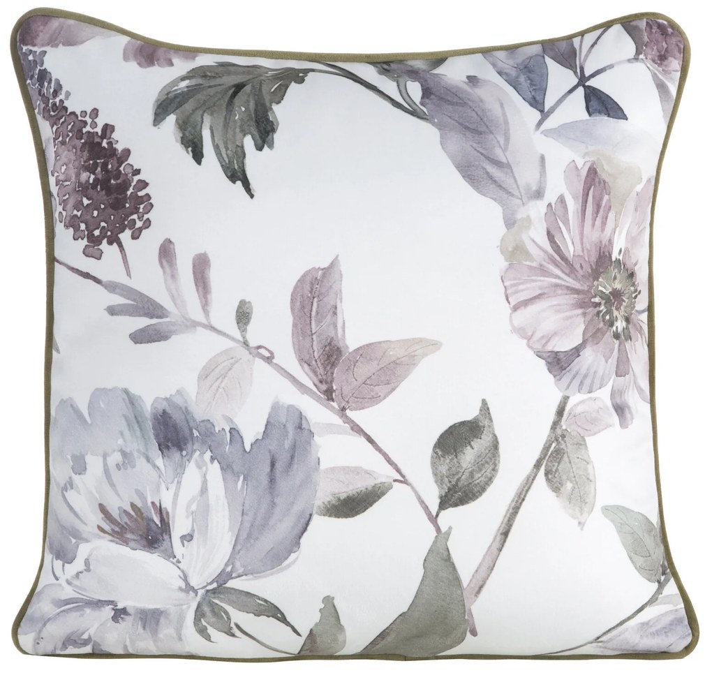 DEKORAČNÁ OBLIEČKA NA VANKÚŠ PREMIUM ROSALIA 45X45 CM KVETY