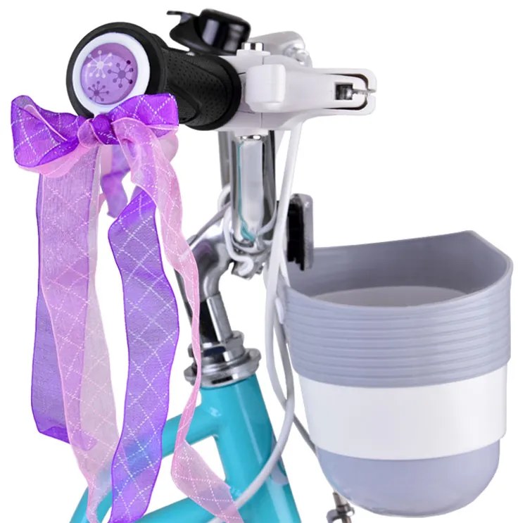 Detský bicykel 14" Little Swan RoyalBaby RB14-18 - modrý