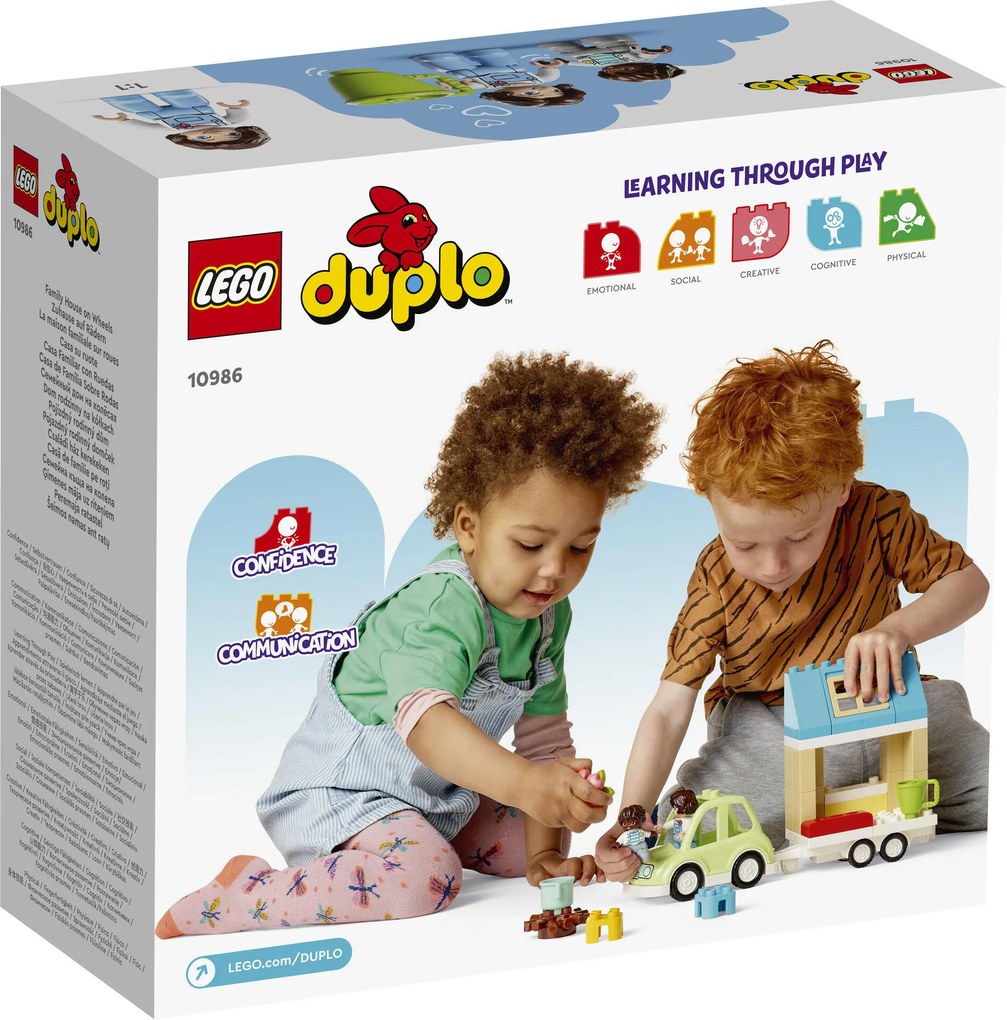 LEGO Duplo – Pojazdný rodinný domček