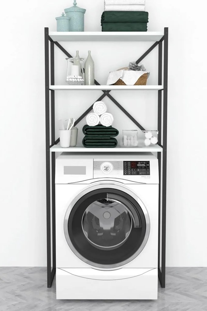 Regál na práčku ZUERA, biela