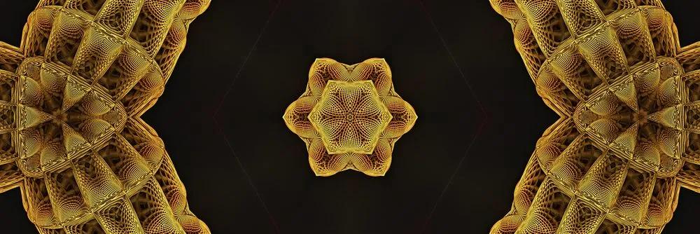Obraz zaujímavá zlatá Mandala