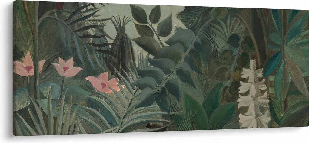 Obraz - Henri Rousseau, The Equatorial Jungle, reprodukcia (120x50 cm)