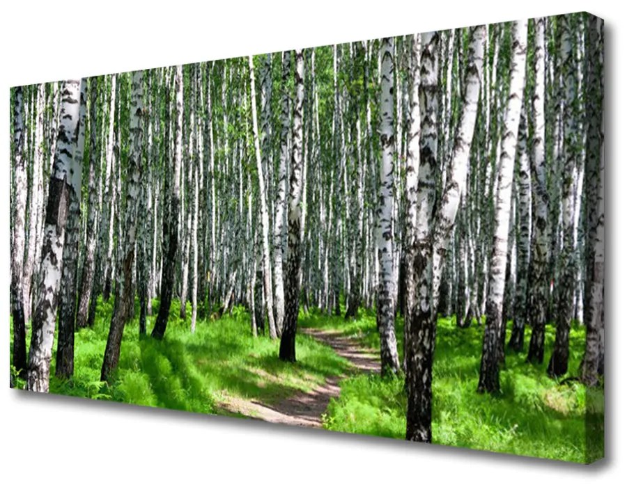 Obraz na plátne Stromy tráva príroda 140x70 cm